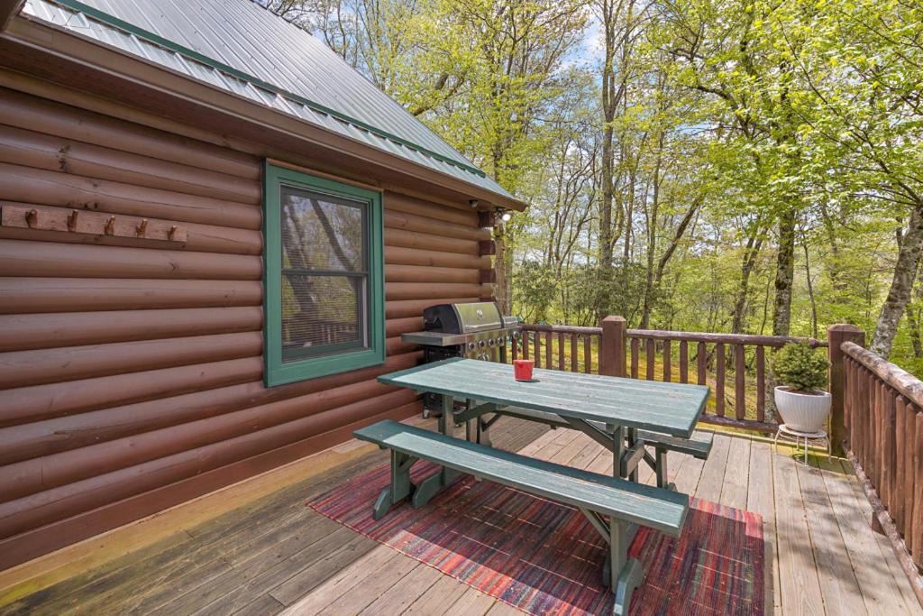 Lucky Bear Cabin Banner Elk Exterior foto