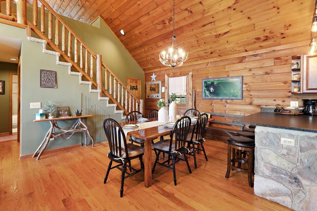 Lucky Bear Cabin Banner Elk Exterior foto